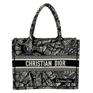 Christian Dior Bags & Tote Book Canvas Black Women's